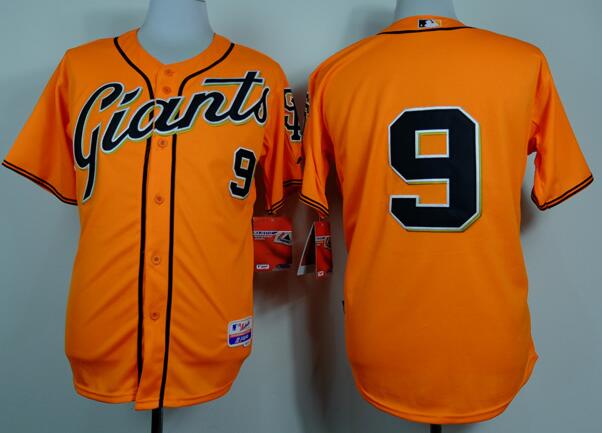 San Francisco Giants 9 Matt Williams orange men mlb baseball jerseys