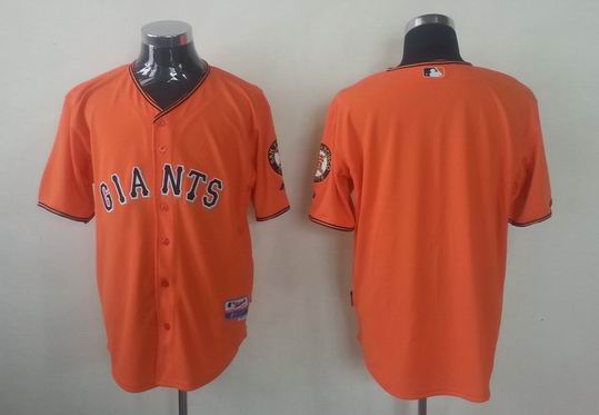 San Francisco Giants Blank Orange MLB Jersey
