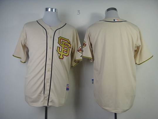 San Francisco Giants Blank gold mlb jerseys