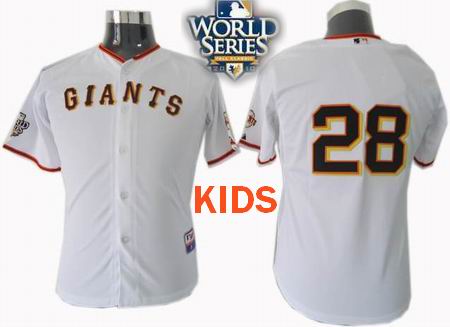 San Francisco Giants Buster Posey kid mlb Jerseys