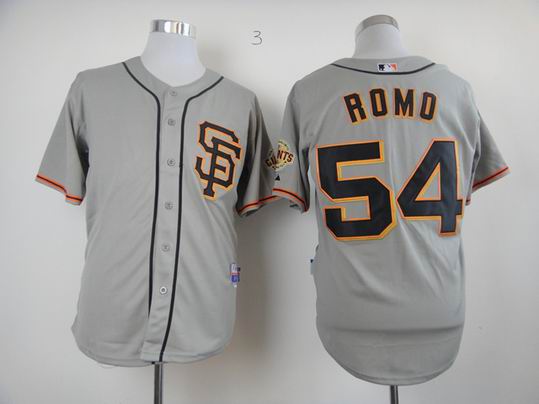 San Francisco Giants ROMO 54 Grey MLB Jerseys