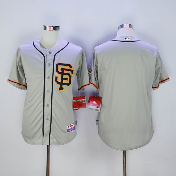 San Francisco Giants blank gray mlb baseball jersey