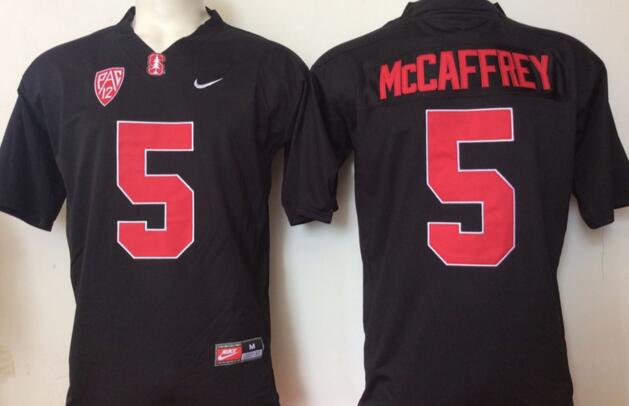 Season Stanford Cardinal 5 Christian McCaffrey black men NCAA college Football Jerseys