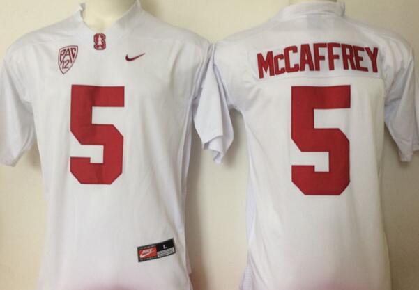 Season Stanford Cardinal 5 Christian McCaffrey white men NCAA college Football Jerseys