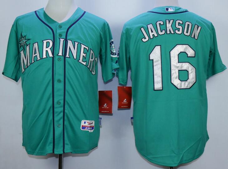 Seattle Mariners 16 Austin Jackson green men baseball mlb jerseys