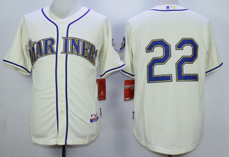 Seattle Mariners 22 Robinson Cano beige mlb jerseys