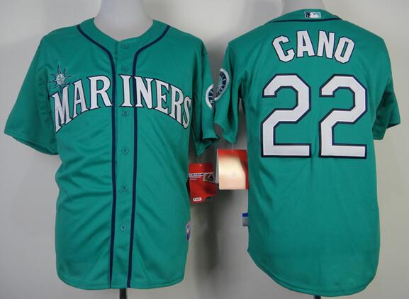 Seattle Mariners 22 Robinson Cano green men mlb baseball jerseys