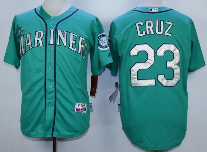 Seattle Mariners 23 Nelson Cruz green men mlb baseball jerseys