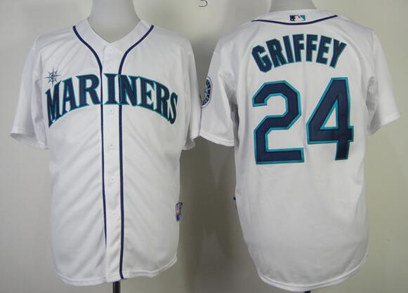 Seattle Mariners 24 Ken Griffey white men baseball mlb jersey