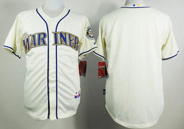 Seattle Mariners blank beige mlb jersey