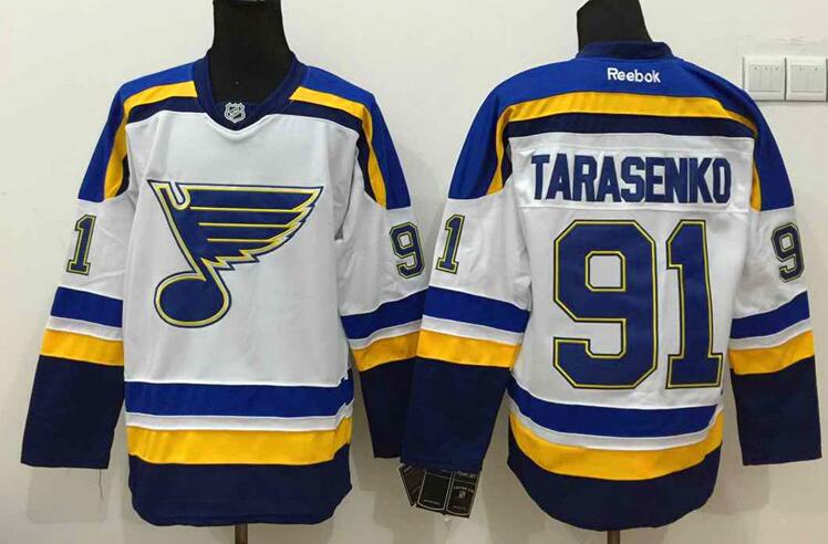 St. Louis Blues 91 Vladimir Tarasenko white men nhl ice hockey  jerseys