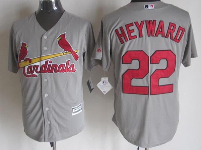 St. Louis Cardinals 22 Jason Heyward Grey New Cool Base Stitched Baseball Jersey 2016