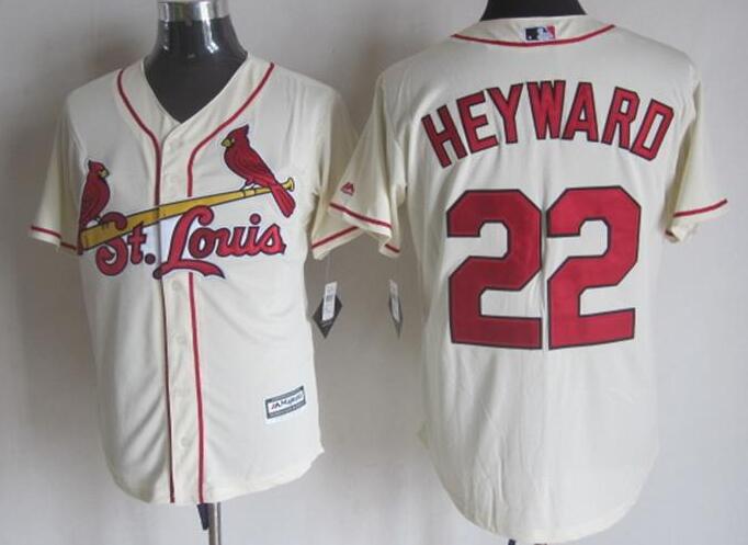 St. Louis Cardinals 22 Jason Heyward beige New Cool Base Stitched Baseball Jersey 2016