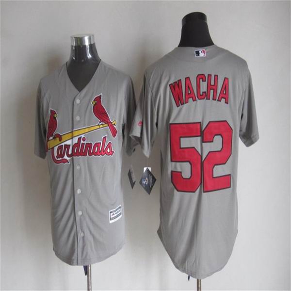 St. Louis Cardinals 52 Michael Wacha gray New Cool Base Stitched Majestic Baseball Jersey 2016