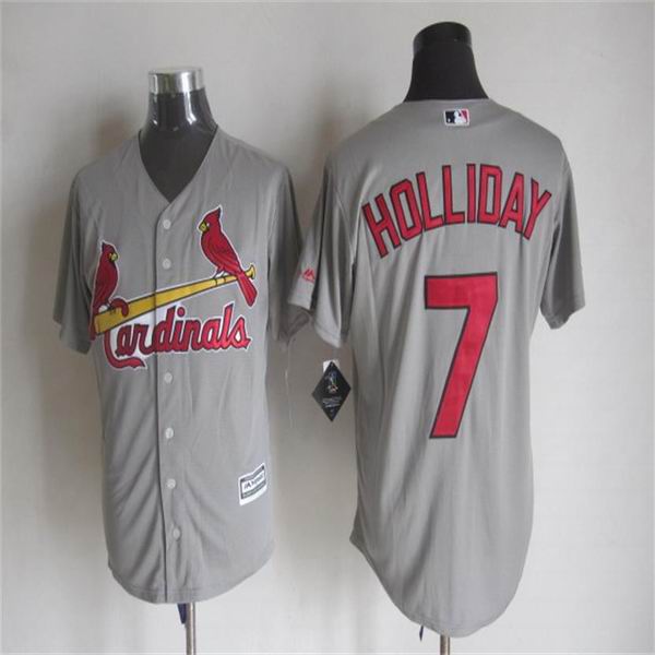 St. Louis Cardinals 7 Matt Holliday Grey New Cool Base Stitched Baseball Jersey 2016