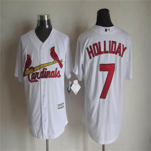 St. Louis Cardinals 7 Matt Holliday White Majestic Majestic MLB Jersey 2016