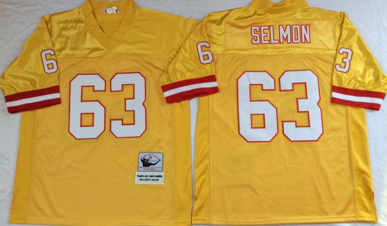 Tampa Bay Buccaneers 63 selmon Throwback men nfl Jersey