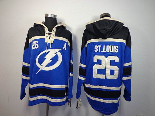 Tampa Bay Lightning 26 st.louis Dark blue men nhl ice hockey  jerseys Sweatshi