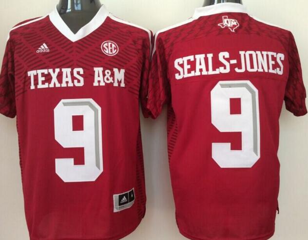Texas A&M Aggies 9 Ricky Seals-Jones red men College ncaa Football Jersey