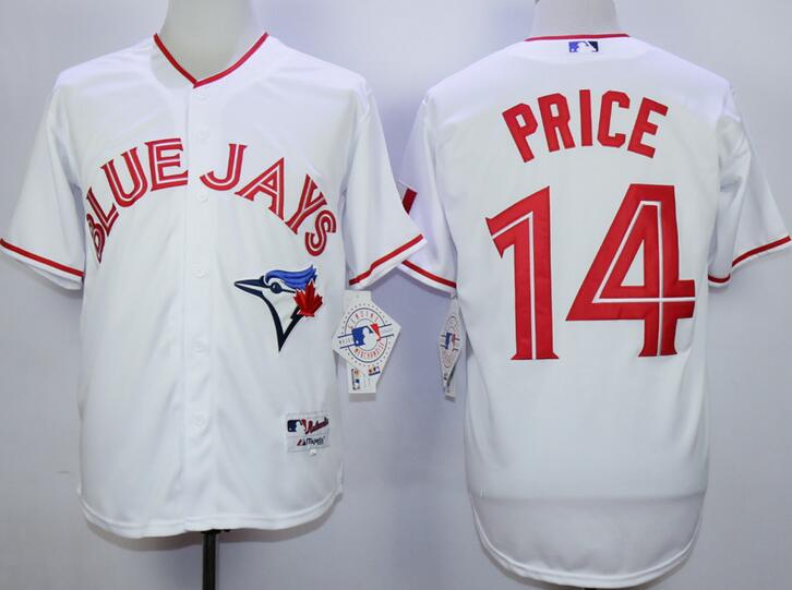 Toronto Blue Jays 14 David Price Alternate red MLB baseball Jersey