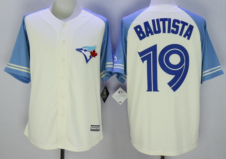 Toronto Blue Jays 19 Molitor White skyblue baseball jersey