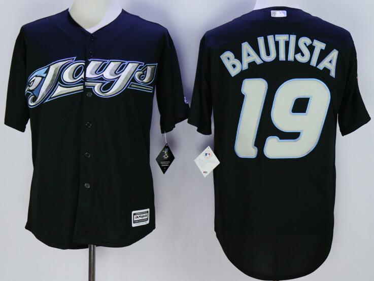 Toronto Blue Jays 19 jose Bautista Black MLB Jerseys