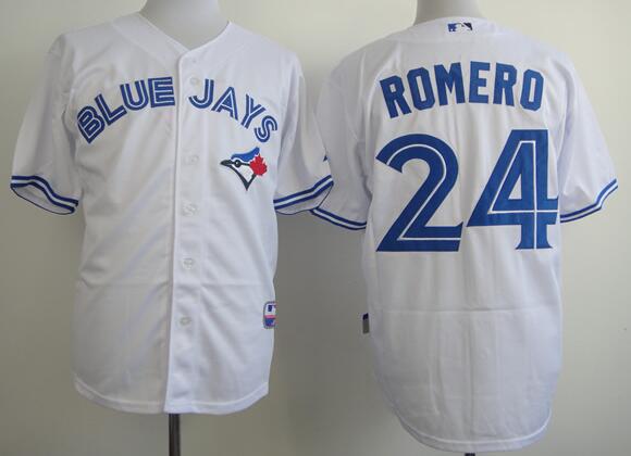 Toronto Blue Jays 24 Ricky Romer blue mlb Baseball Jerseys