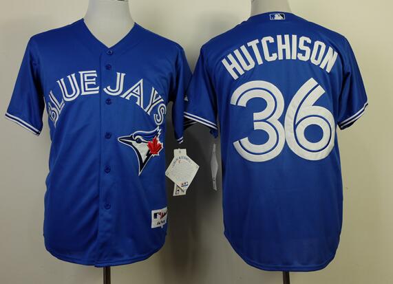 Toronto Blue Jays 36 Drew Hutchison blue men baseball MLB Jerseys