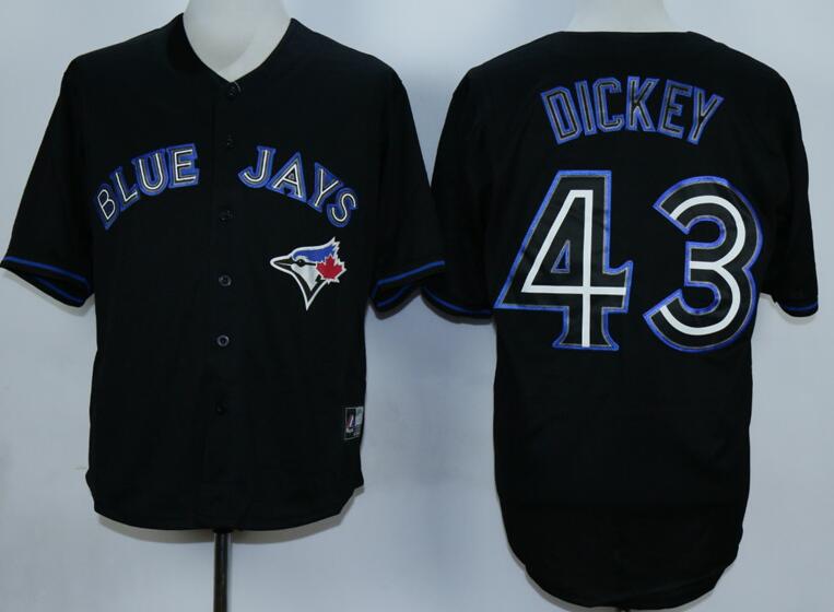 Toronto Blue Jays 43 R.A. Dickey black men baseball MLB Jerseys