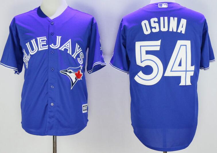 Toronto Blue Jays 54 Roberto Osuna blue Majestic mlb baseball jerseys