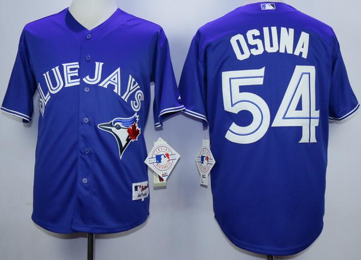 Toronto Blue Jays 54 Roberto Osuna blue mlb baseball jersey