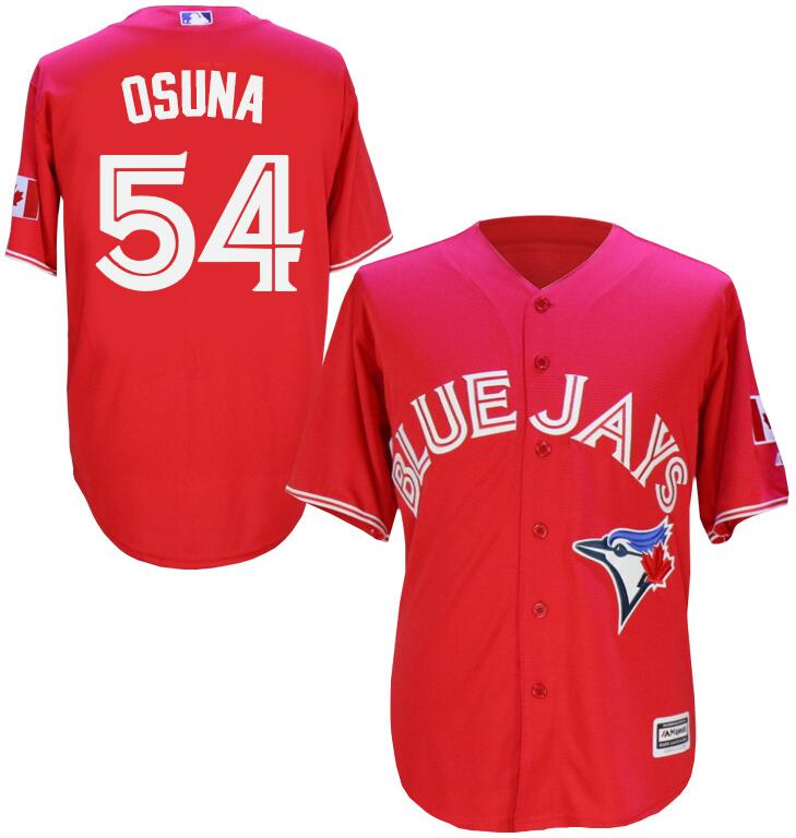 Toronto Blue Jays 54 Roberto Osuna red Majestic mlb baseball jerseys