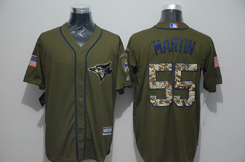 Toronto Blue Jays 55 Russell Martin Camo Stitched Baseball Jerseys