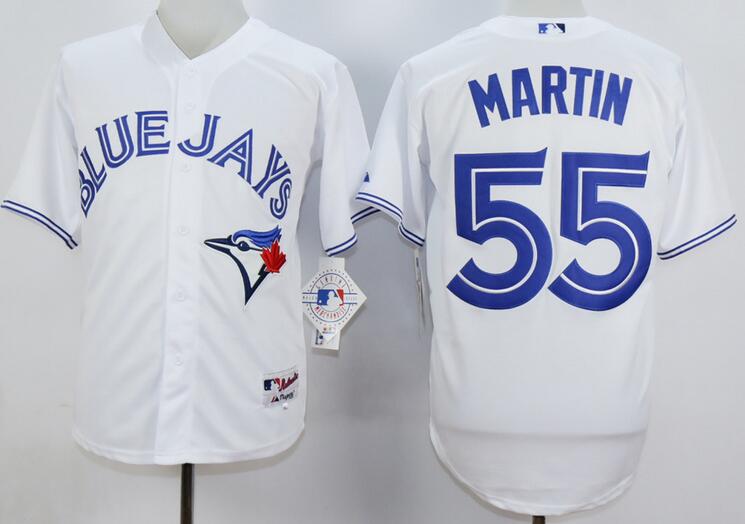 Toronto Blue Jays 55 Russell Martin white men MLB baseball Jerseys