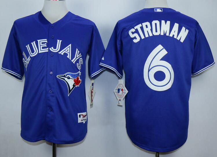 Toronto Blue Jays 6 Marcus Stroman Blue mlb Jerseys