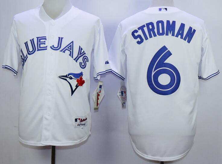 Toronto Blue Jays 6 Marcus Stroman white men mlb baseball jerseys