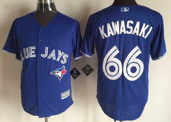 Toronto Blue Jays 66 Munenori Kawasaki Blue majestic men baseball mlb Jerseys