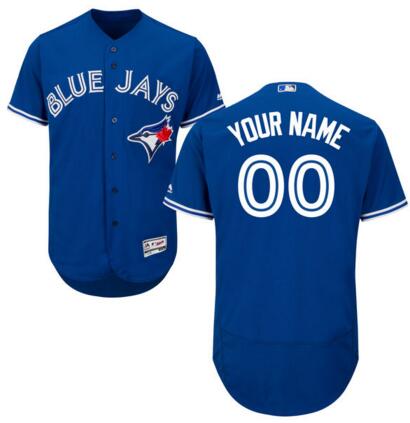 Toronto Blue Jays Majestic Road blue Flex Base Authentic Collection Custom Jer