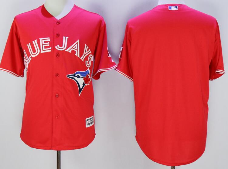 Toronto Blue Jays blank red Majestic men MLB baseball Jerseys