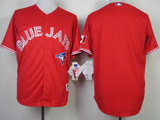 Toronto Blue Jays blank red men MLB baseball Jerseys