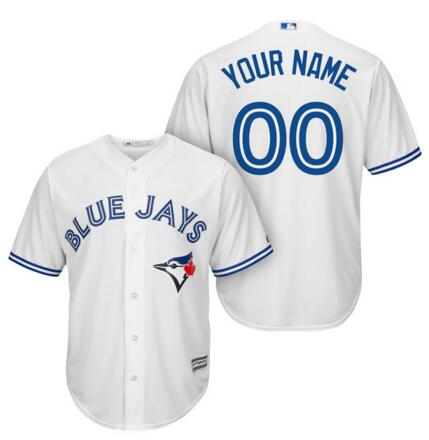 Toronto Blue Jays jerseys Majestic Road white Flex Base Authentic Collection Custom any name number