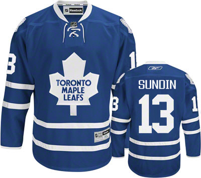Toronto Maple Leafs 13 Mats Sundin Blue Jersey