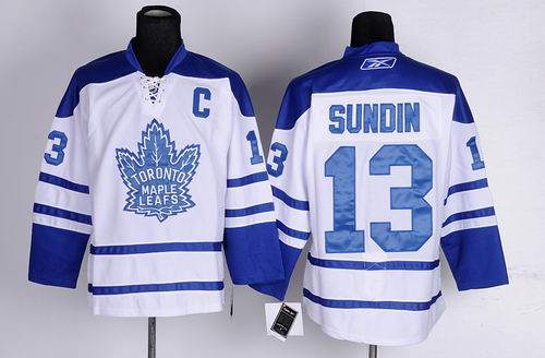 Toronto Maple Leafs 13 Mats Sundin White new men nhl ice hockey  jerseys