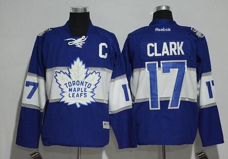 Toronto Maple Leafs 17 Wendel Clark Blue 2017 Centennial Classic Premier Player men nhl ice hockey  jerseys