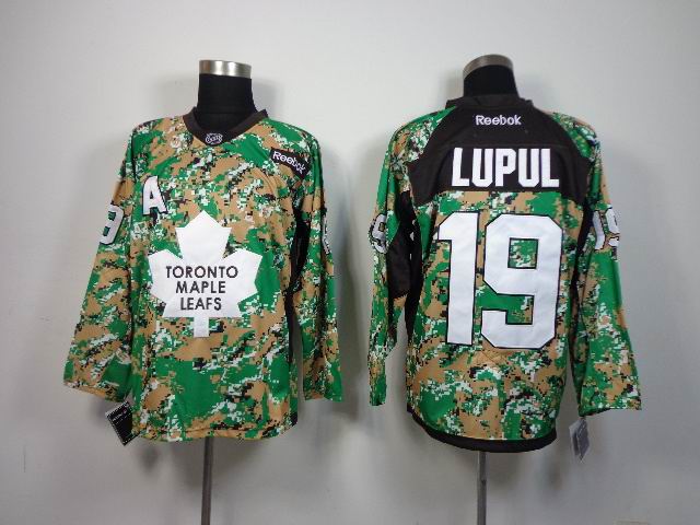 Toronto Maple Leafs 19 Joffrey Lupul green camo nhl hockey jerseys