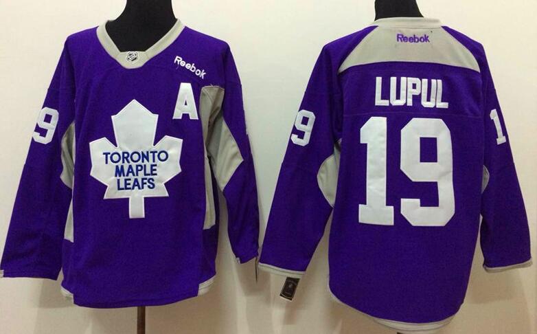 Toronto Maple Leafs 19 Joffrey Lupul purple ice men nhl ice hockey  jerseys