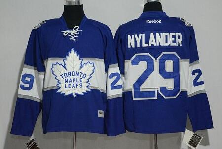 Toronto Maple Leafs 29 William Nylander Blue 2017 Centennial Classic Premier Player Jerseys