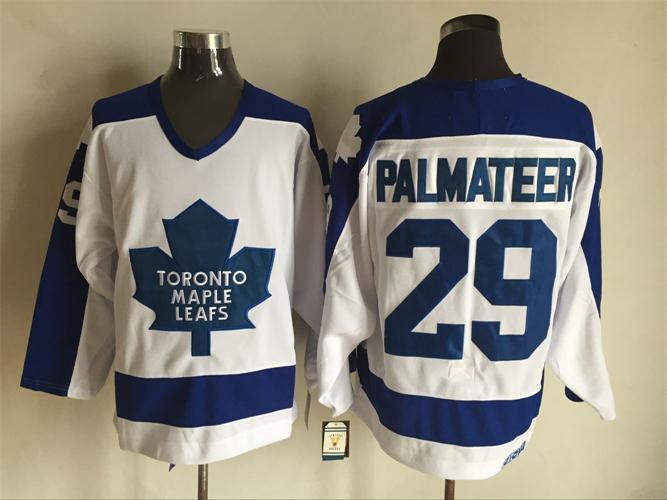 Toronto Maple Leafs 29 William Nylander CCM throwback white blue hockey jerseys