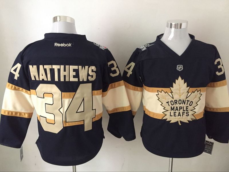 Toronto Maple Leafs 34 Auston Matthews black beige NHL Centennial jerseys