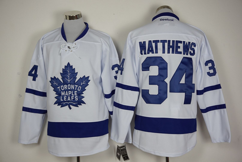 Toronto Maple Leafs 34 Auston Matthews white men nhl ice hockey  jerseys